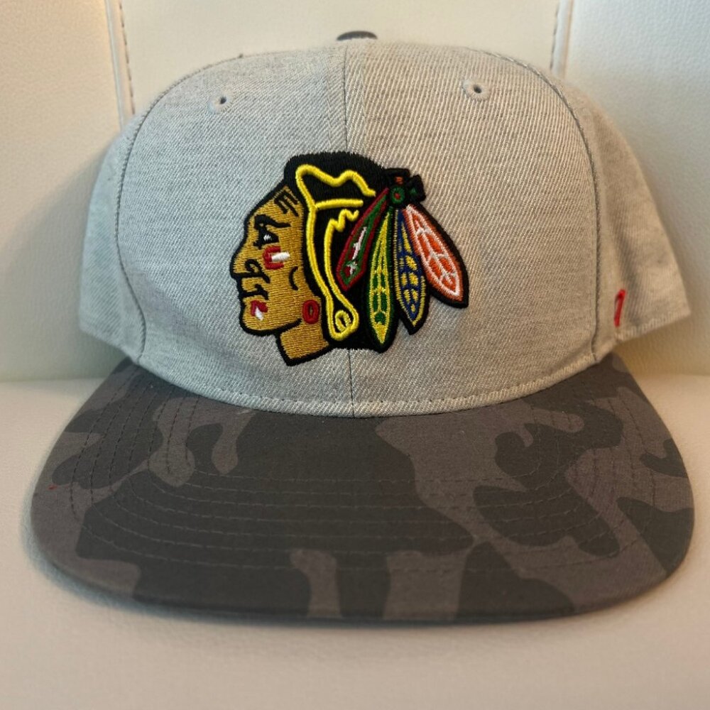 Chicago Blackhawks Camo Snapback